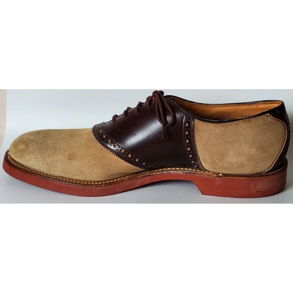 Rare Vintage‎ Gerberich Payne Conestoga Saddles Oxford Men's Shoes Equestrian